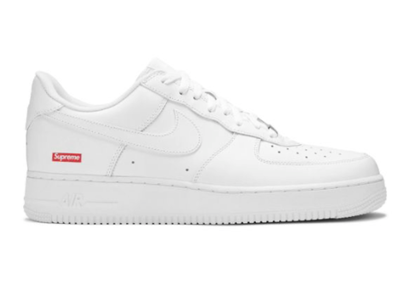 Supreme X Air Force 1 Low Box Logo White