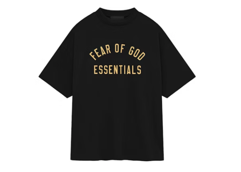 Fear of God Essentials Jersey Crewneck Tee Black