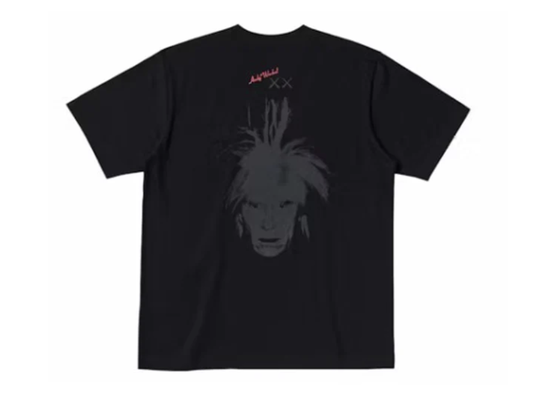 KAWS x Uniqlo Warhol UT Graphic 476352 T-shirt Black