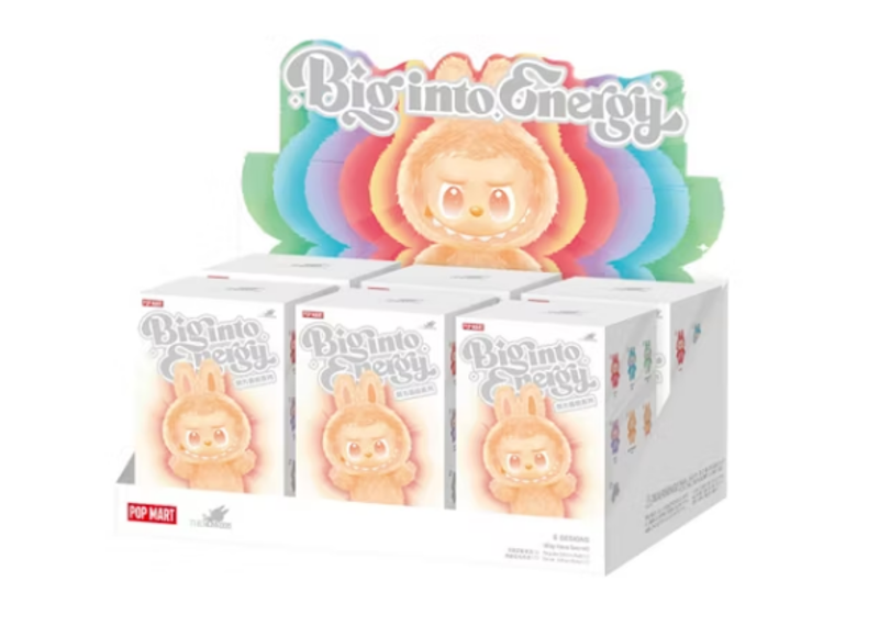 POP MART LABUBU THE MONSTERS BIG INTO ENERGY SERIES VINYL PLUSH PENDANT SEALED CASE (1 BLIND BOX)