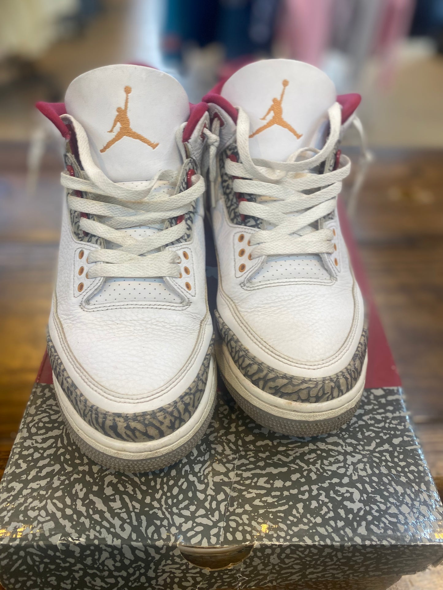 Jordan 3 Retro Cardinal Red Preowned