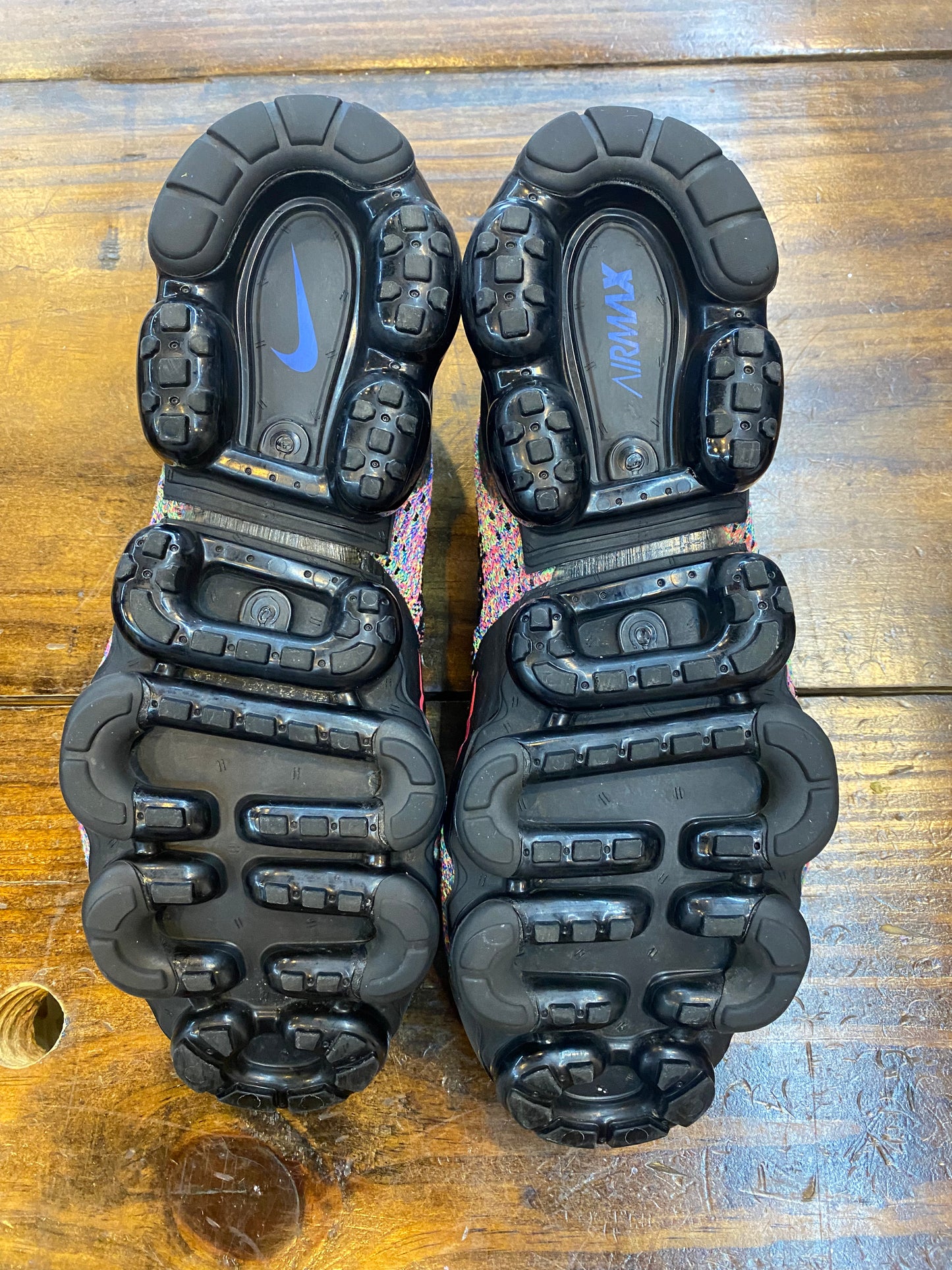 Air Vapor Max Flyknit 2 Black Multi Color PRE OWNED