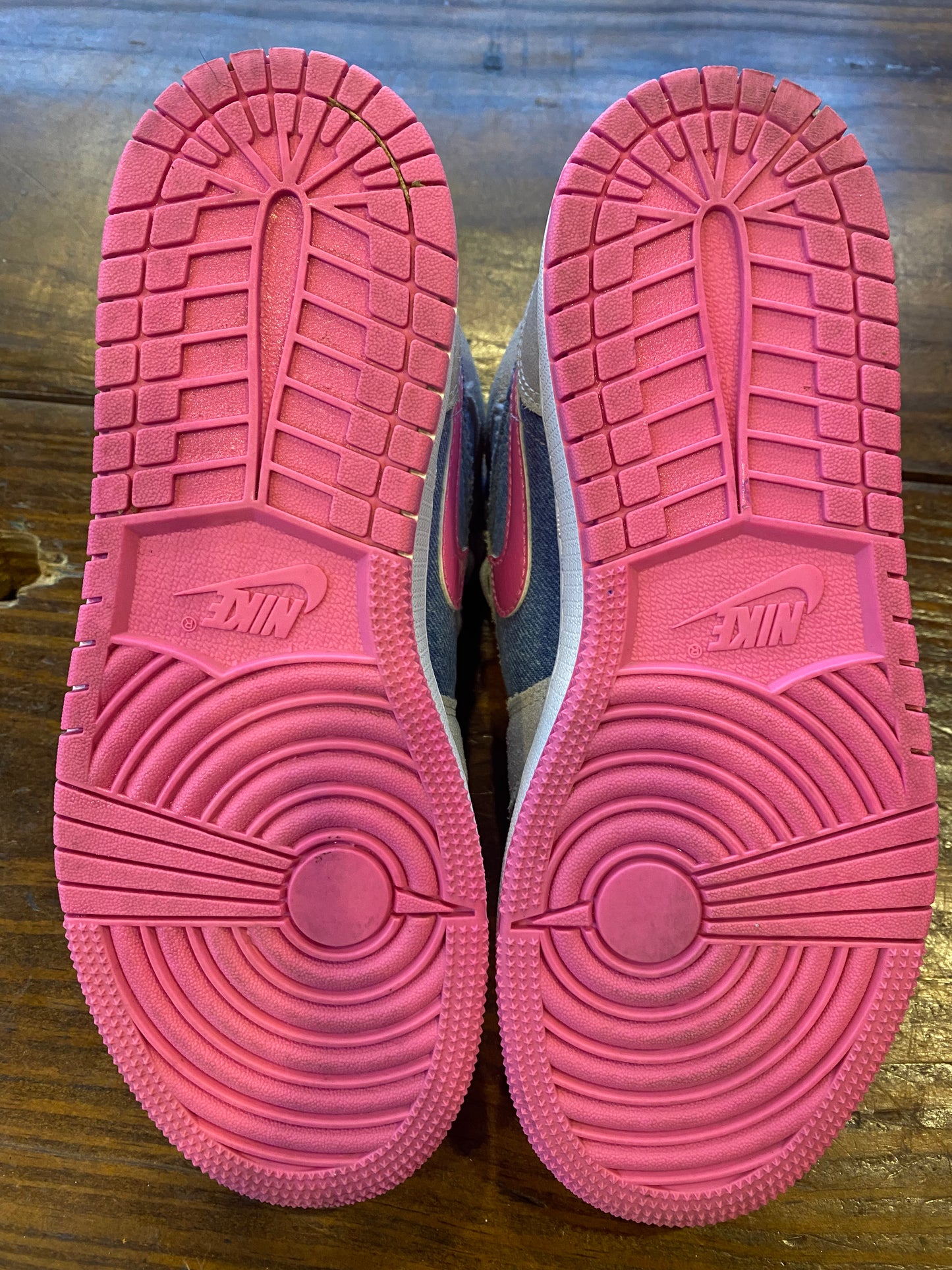 Jordan 1 Mid GS Denim Sequin PRE OWNED