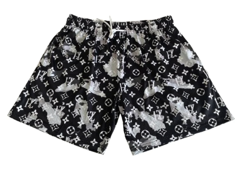 Heatz Studio Black Camo Mesh Shorts