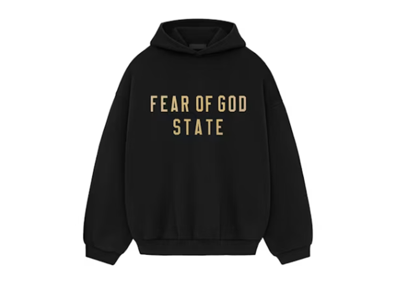 Fear of God Essentials Fleece Hoodie Black