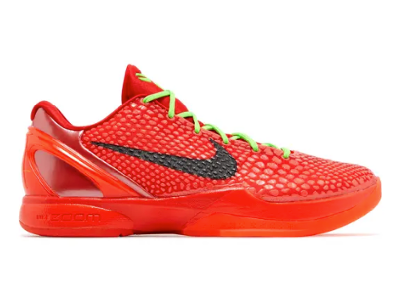 Zoom Kobe 6 Protro Reverse Grinch PRE OWNED