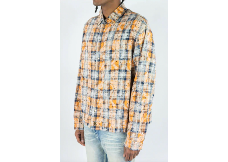 R3BEL Gold Rhinestone Flannel