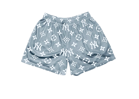 Grey NY Mesh Shorts