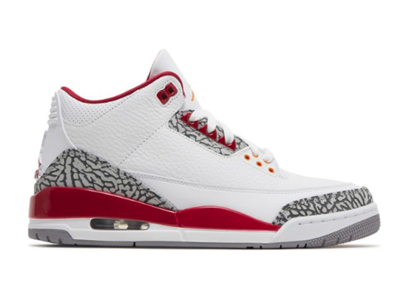 Jordan 3 Retro Cardinal Red PRE-OWNED