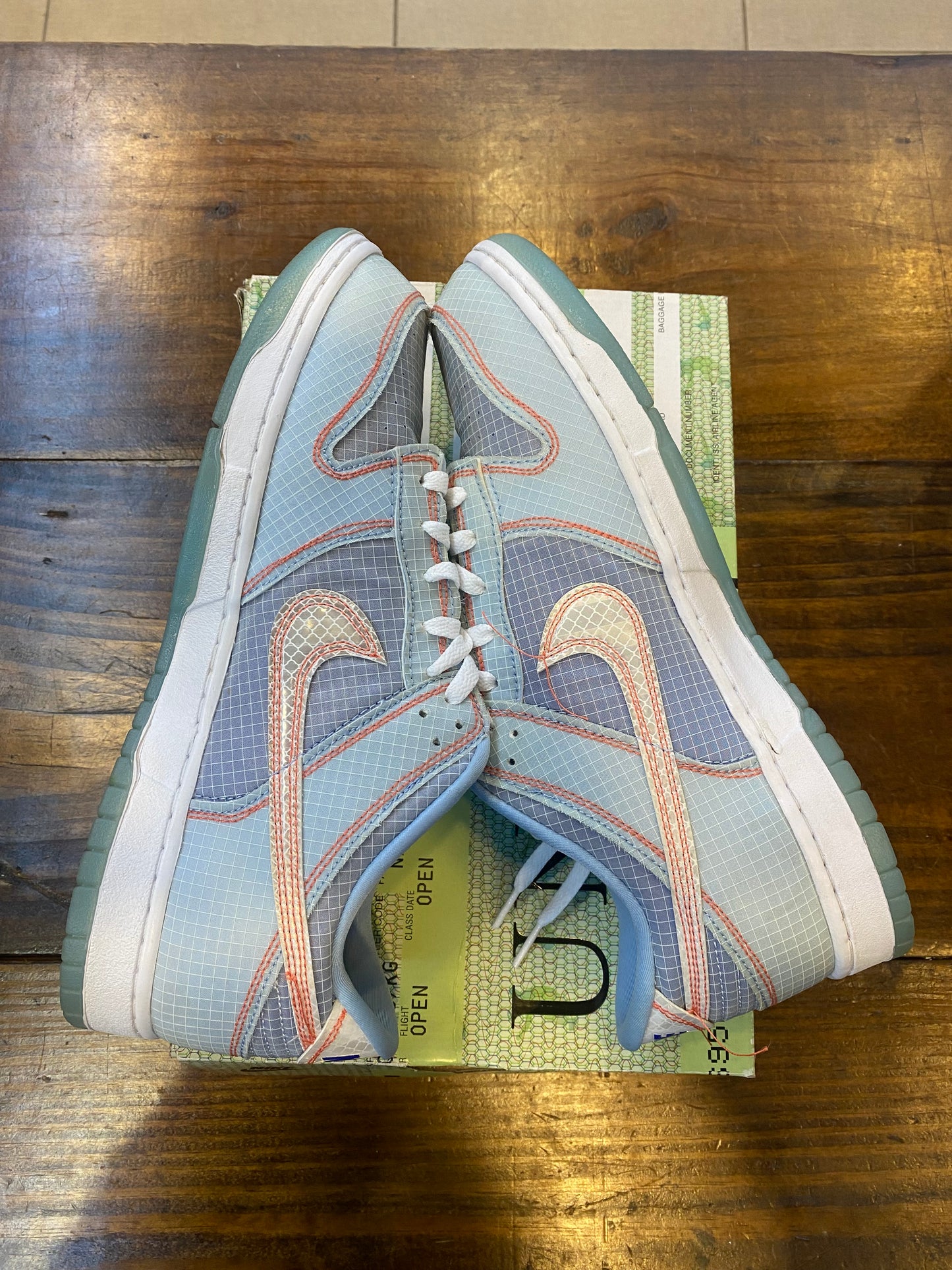 Union LA X Dunk Low Passport Pack Argon PRE - OWNED