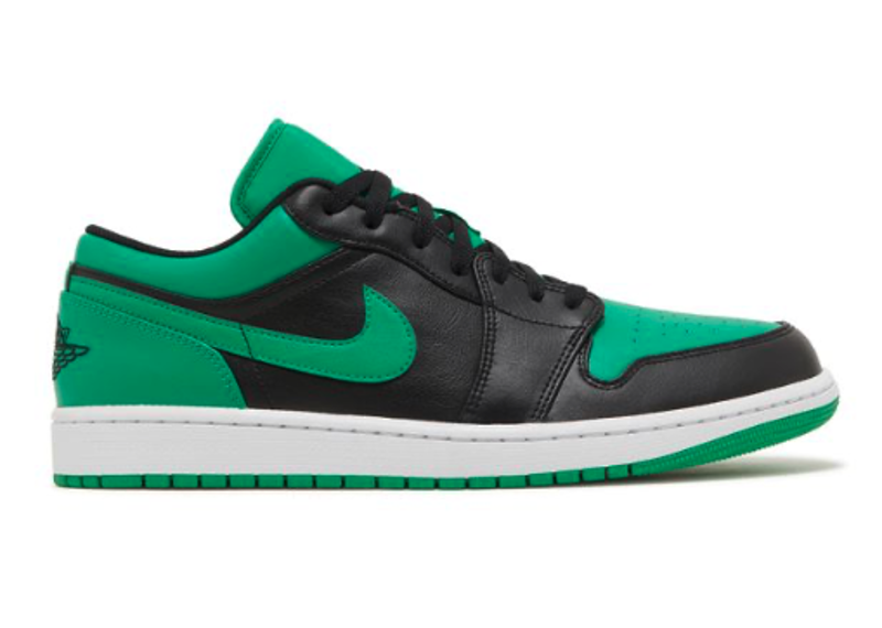 Jordan 1 Low Black Lucky Green PRE-OWNED