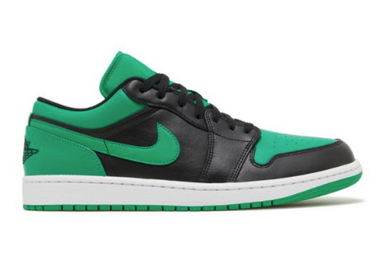 Jordan 1 Low Black Lucky Green PRE-OWNED