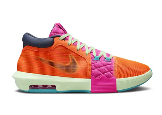 Le Bron Witness 8 Total Orange Laser Fuchsia PRE OWNED