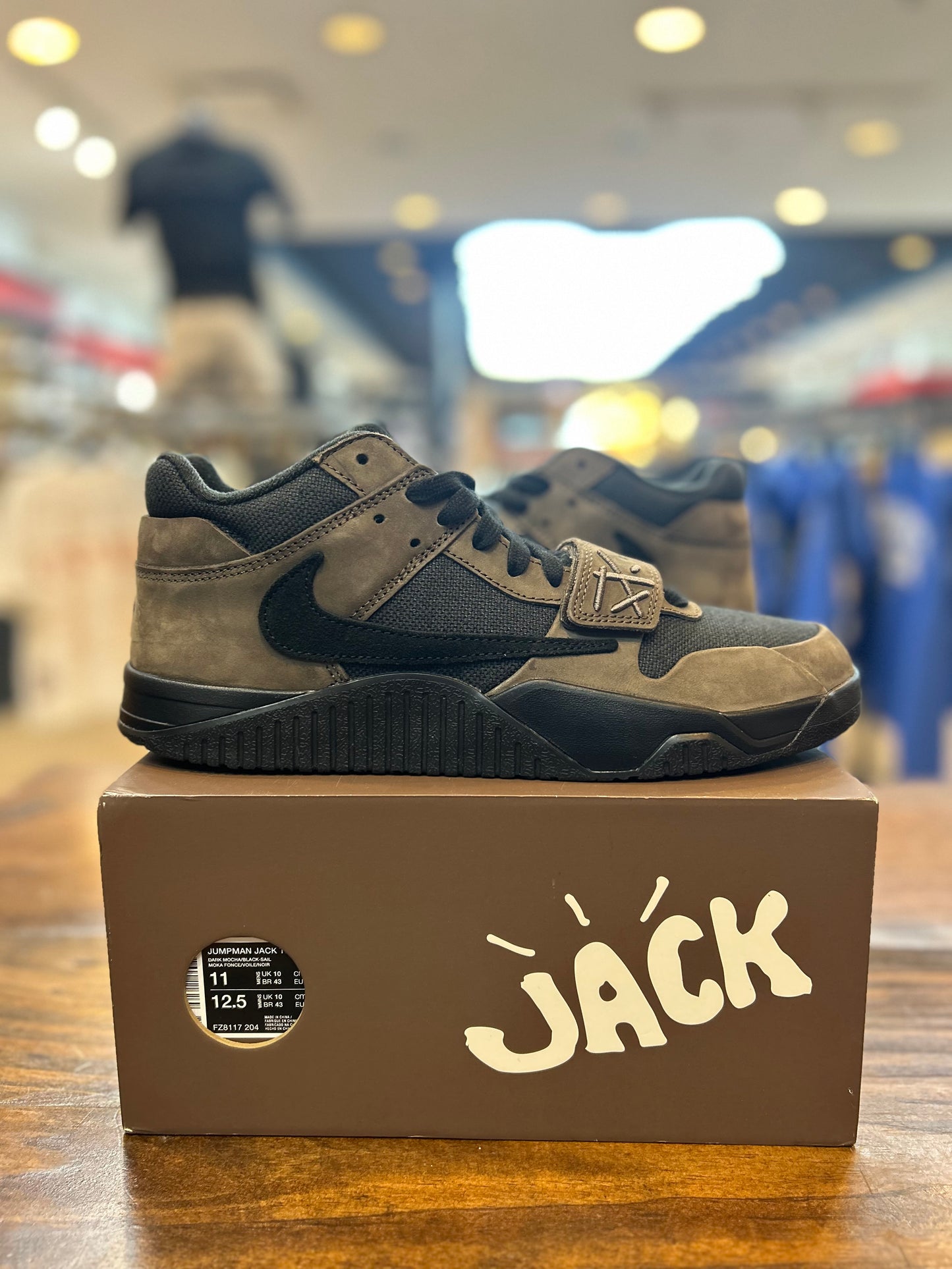 Travis Scott X Jordan Jumpman Jack TR Dark Mocha PRE - OWNED