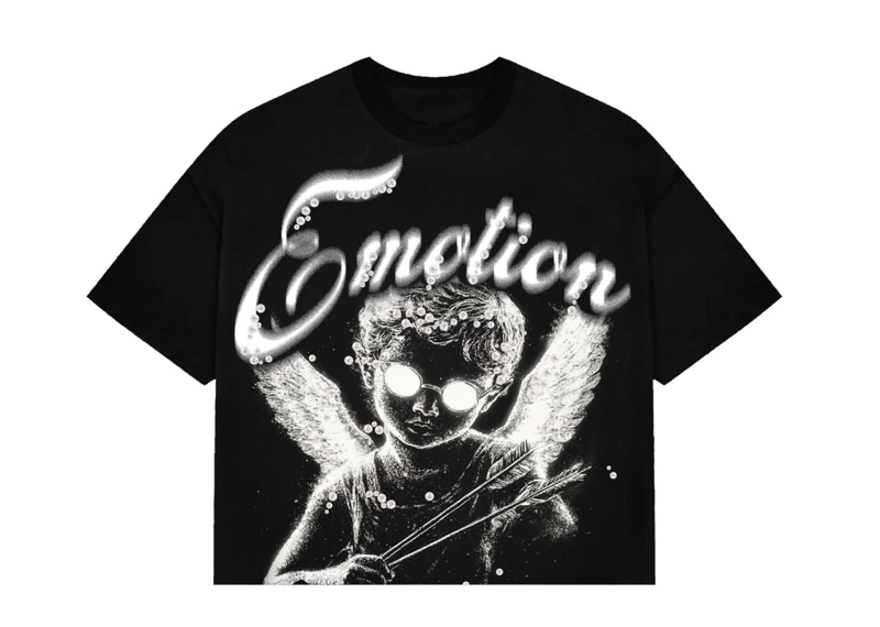 Mixed Emotions Black Pearl Cropped Tee