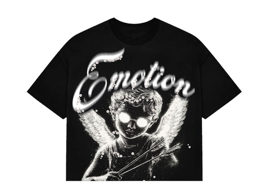 Mixed Emotions Black Pearl Cropped Tee