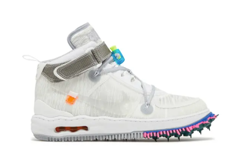 Off White X Air Force 1 Mid White PRE OWNED