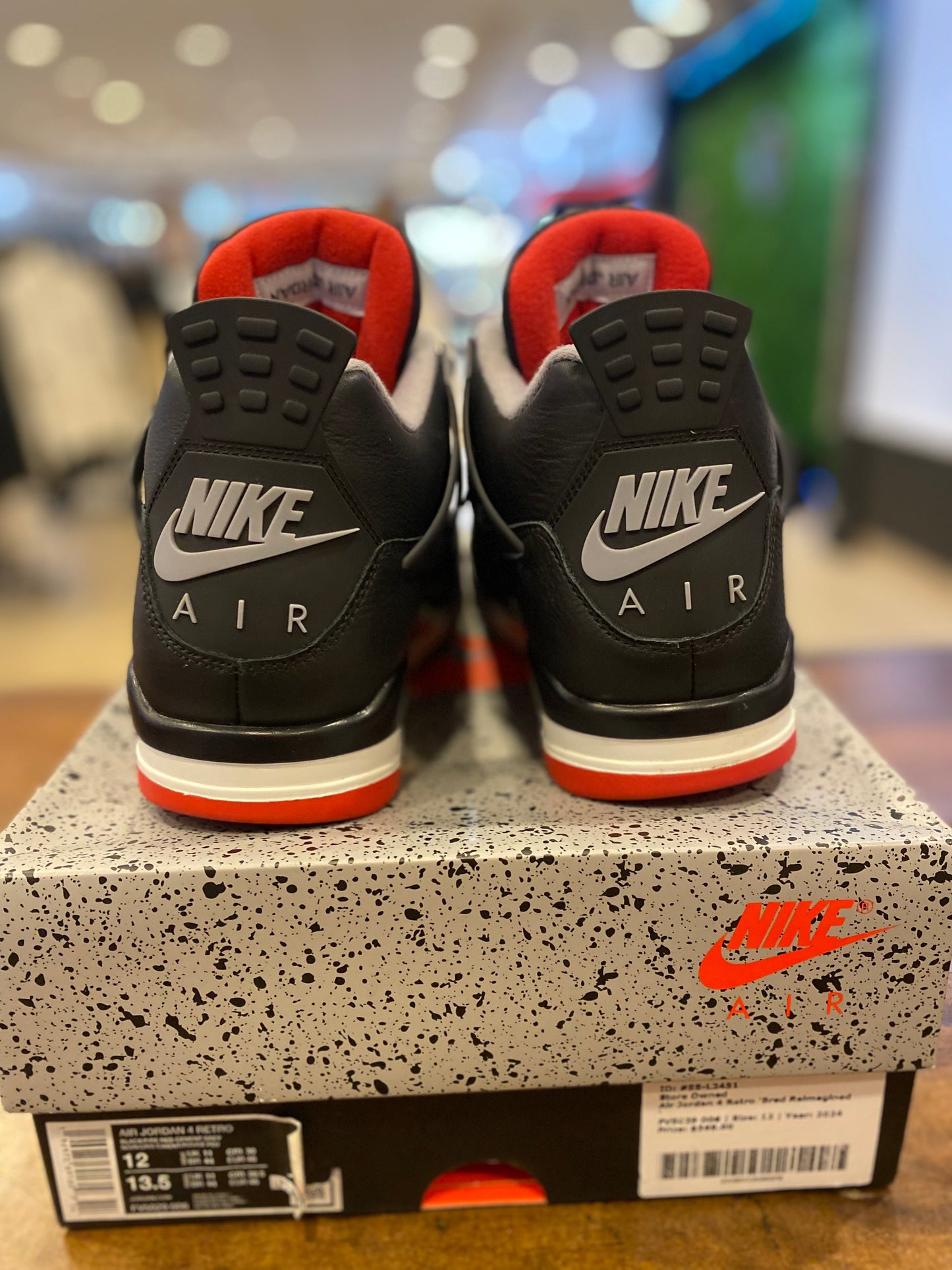 Air Jordan 4 Retro Bred Reimagined PRE-OWNED