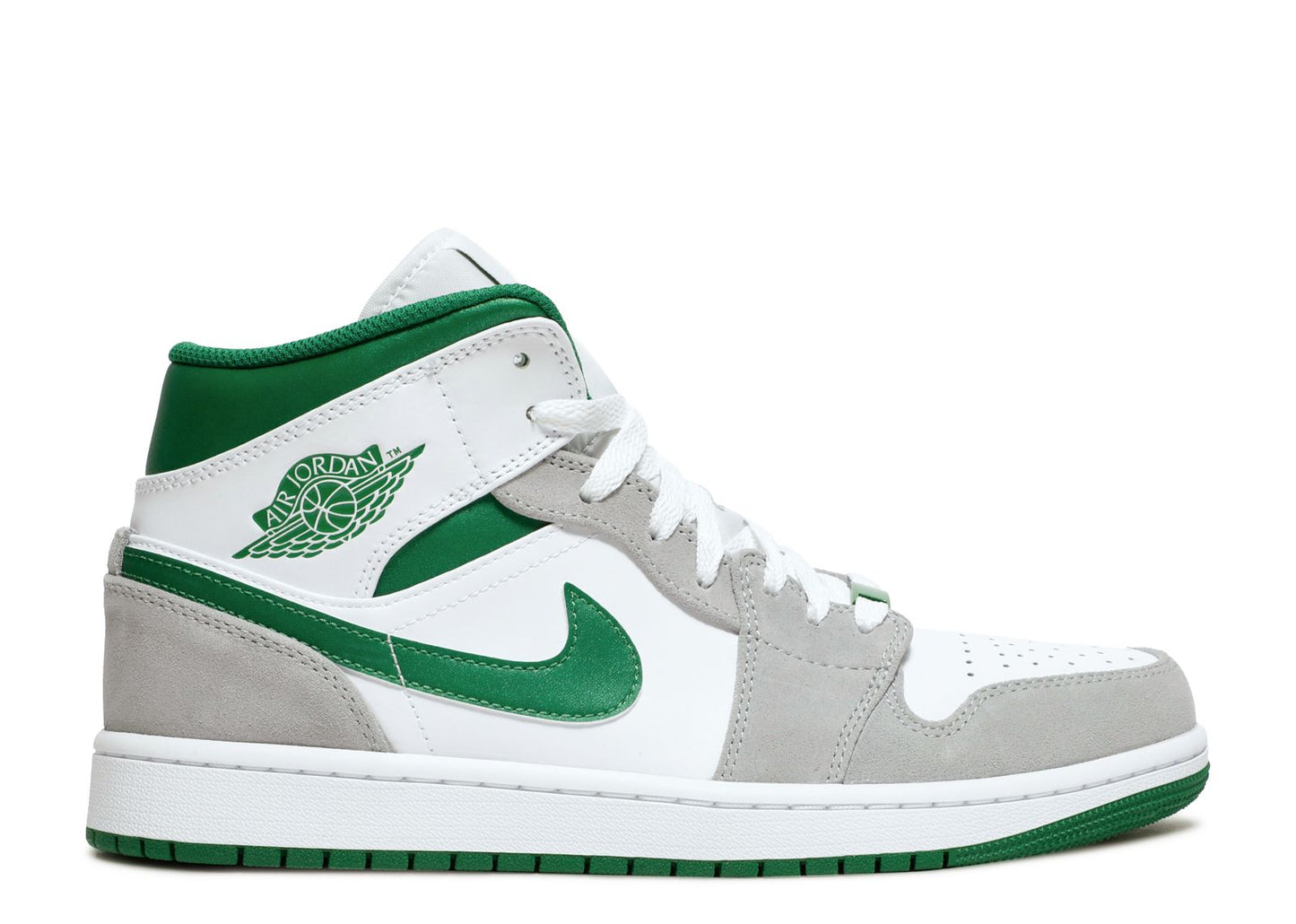 Air Jordan 1 Mid SE Grey Pine Green