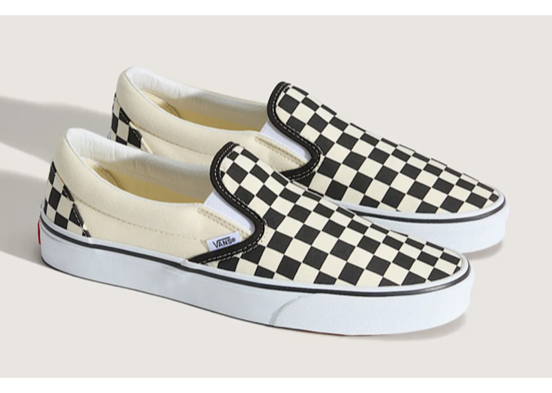 Checkerboard Classic Slip-On Shoes PRE-OWNED