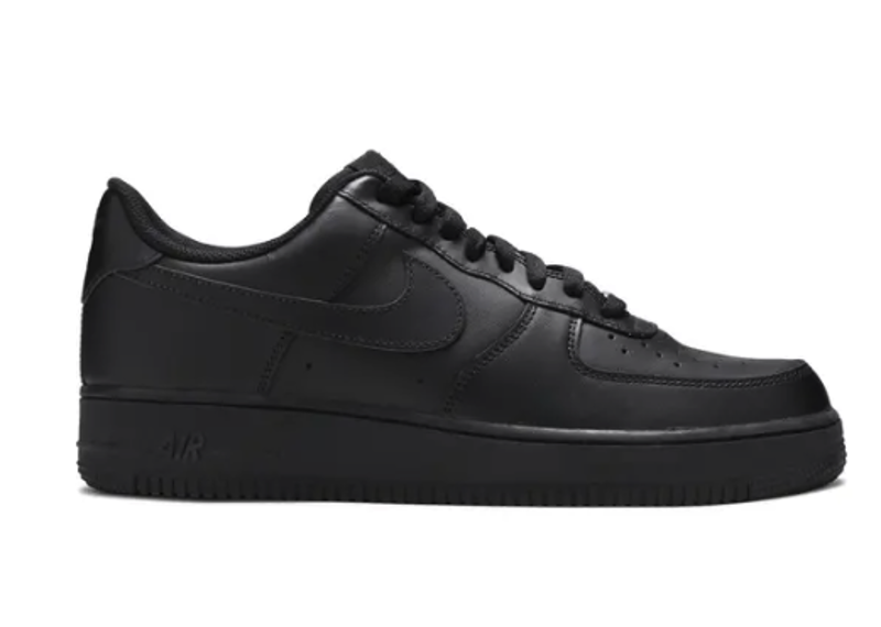 Air Force 1 07 Triple Black Custom PRE OWNED