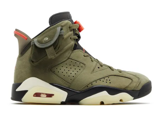 Travis Scott X Jordan 6 Retro Olive PRE OWNED