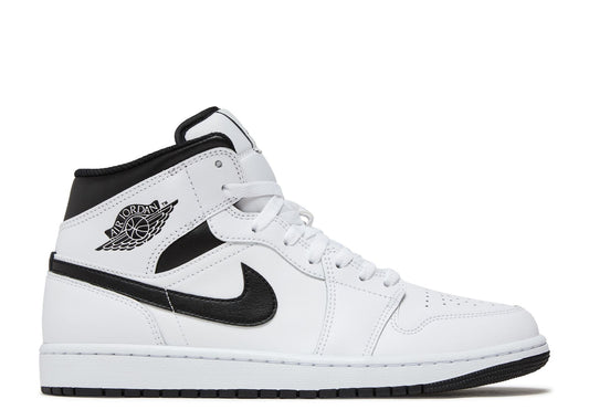 Air Jordan 1 Mid White Black