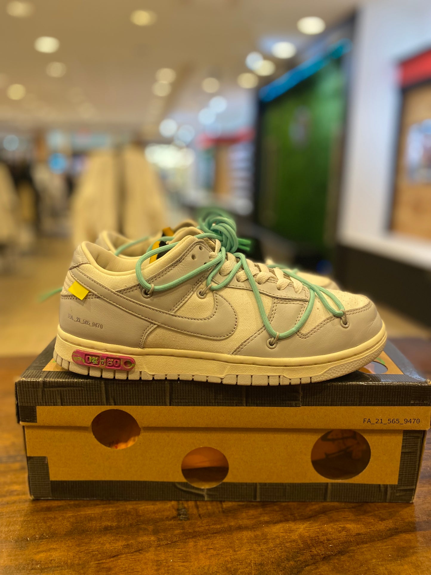 Off White X Dunk Low Lot 04 Of 50 PRE-OWNED