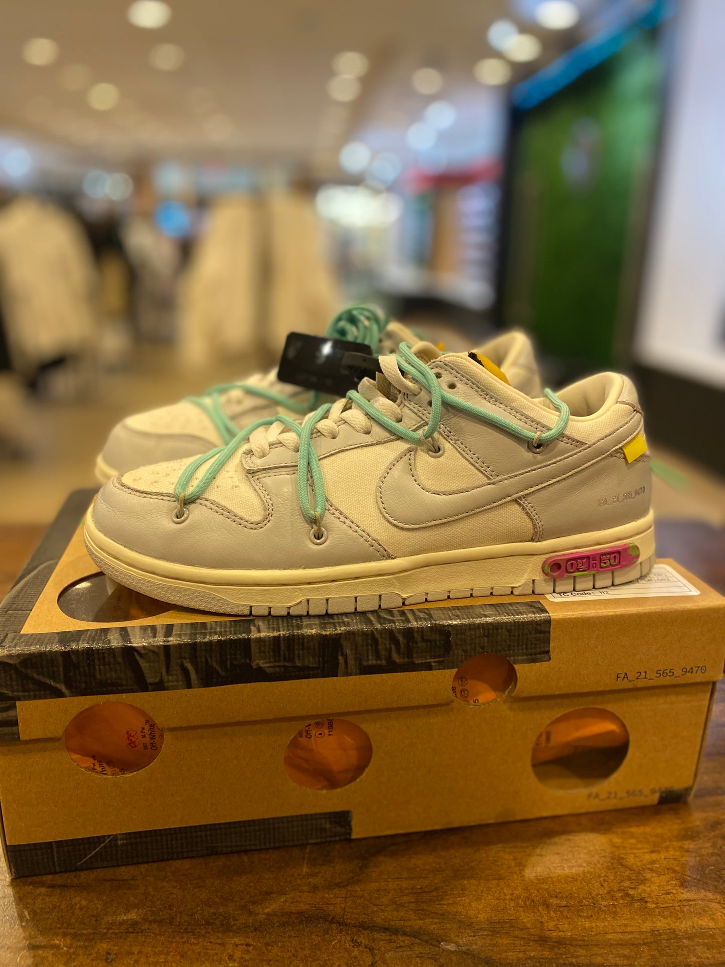 Off White X Dunk Low Lot 04 Of 50 PRE-OWNED