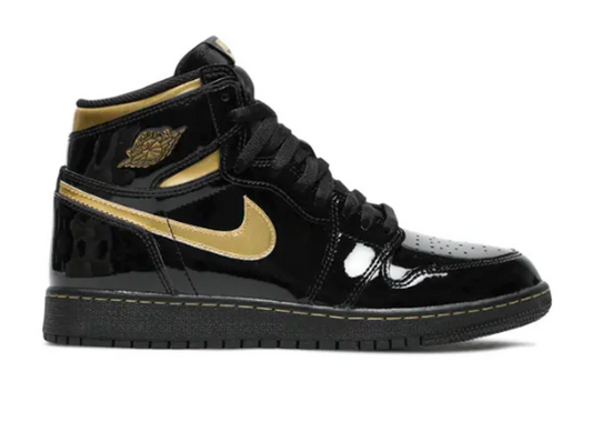Jordan 1 Retro High OG Black Metallic Gold PRE OWNED