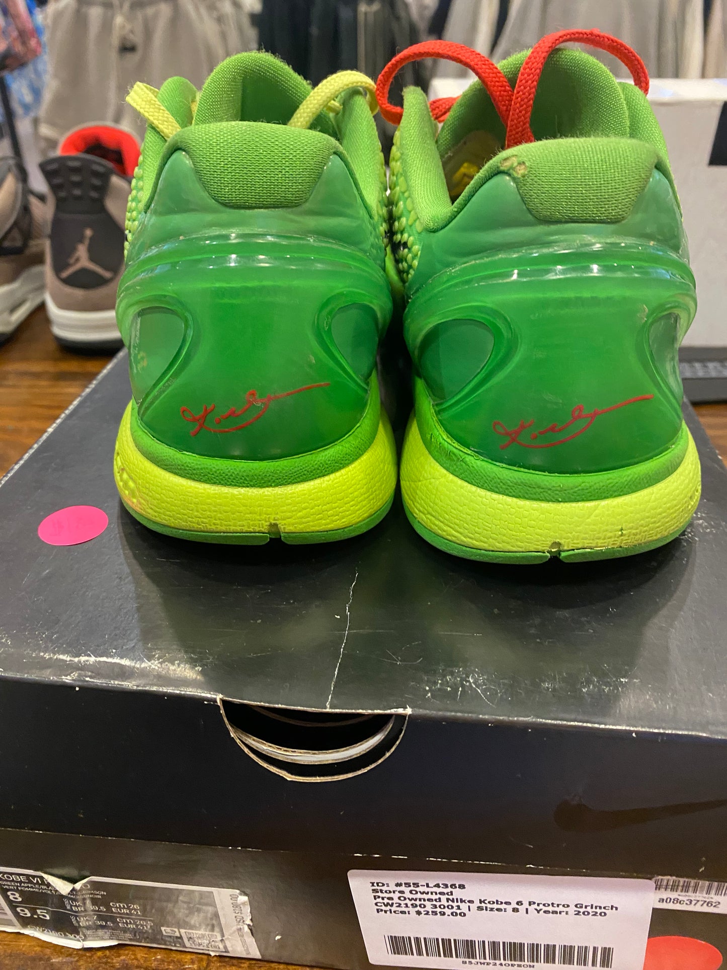 Pre Owned Nike Kobe 6 Protro Grinch