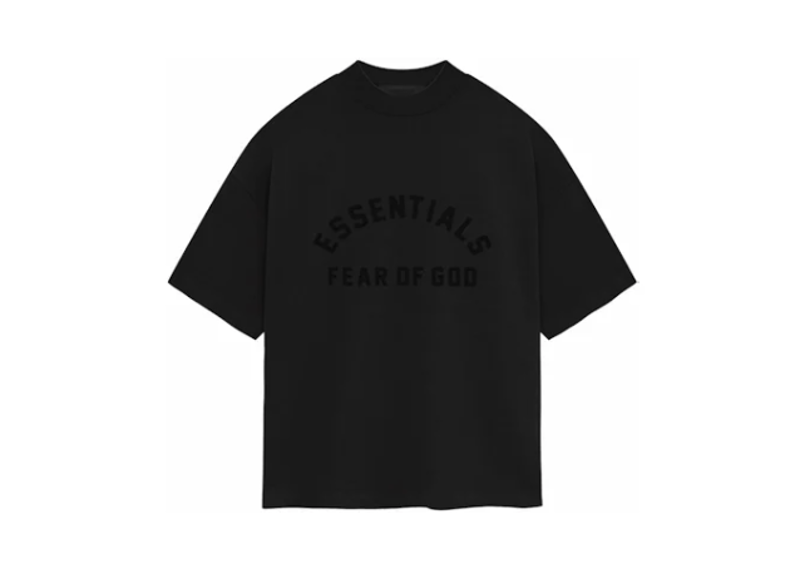 Fear of God Essentials Jersey Crewneck Tee Jet Black