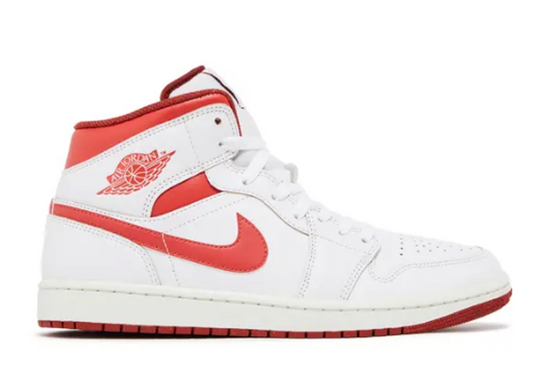 Jordan 1 Mid SE White Dune Red PRE OWNED