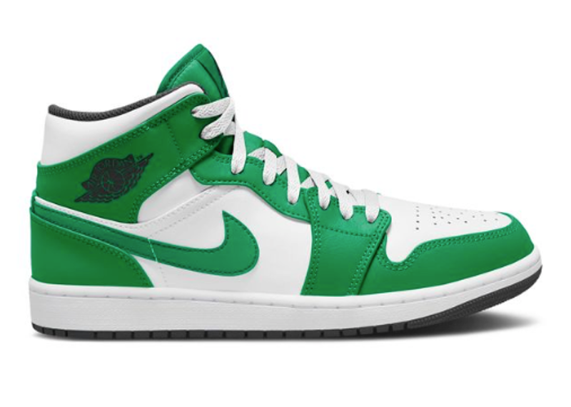 Air Jordan 1 Mid Lucky Green PRE-OWNED