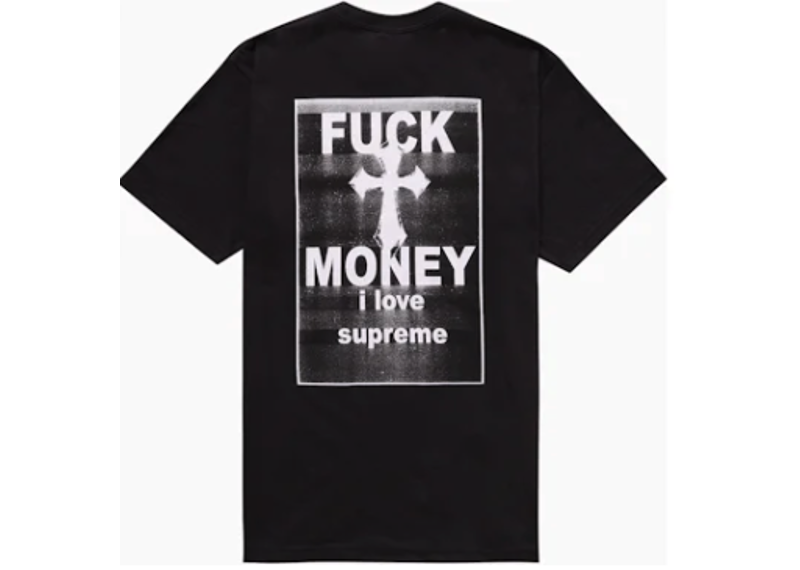 Supreme Fuck Money Tee Black