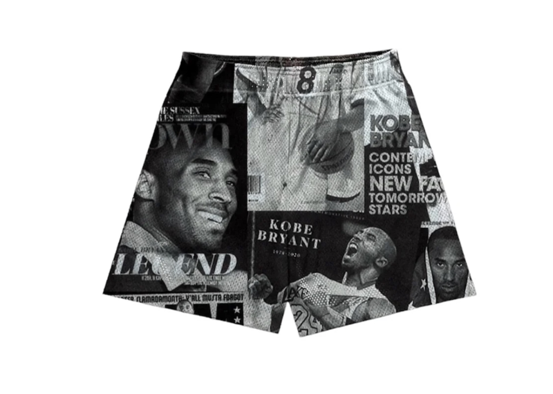 Newspaper Kobe Mesh Shorts