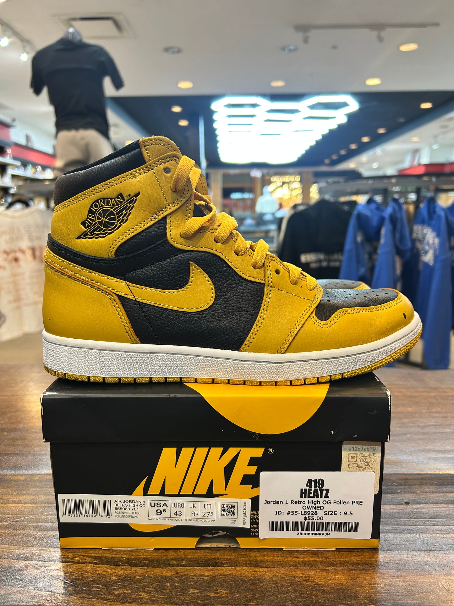 Jordan 1 Retro High OG Pollen PRE OWNED