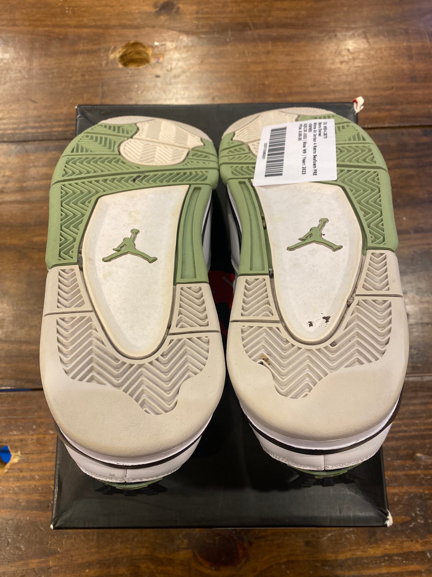 Wmns Air Jordan 4 Retro Seafoam PRE-OWNED