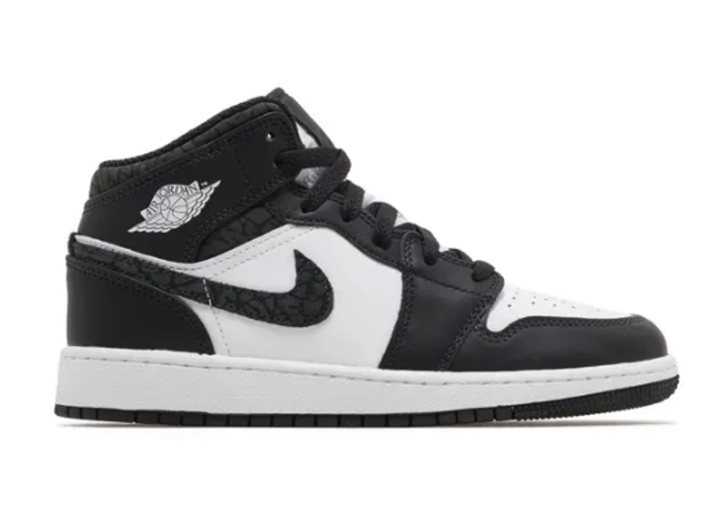 Jordan 1 Mid SE GS Panda Elephant PRE OWNED