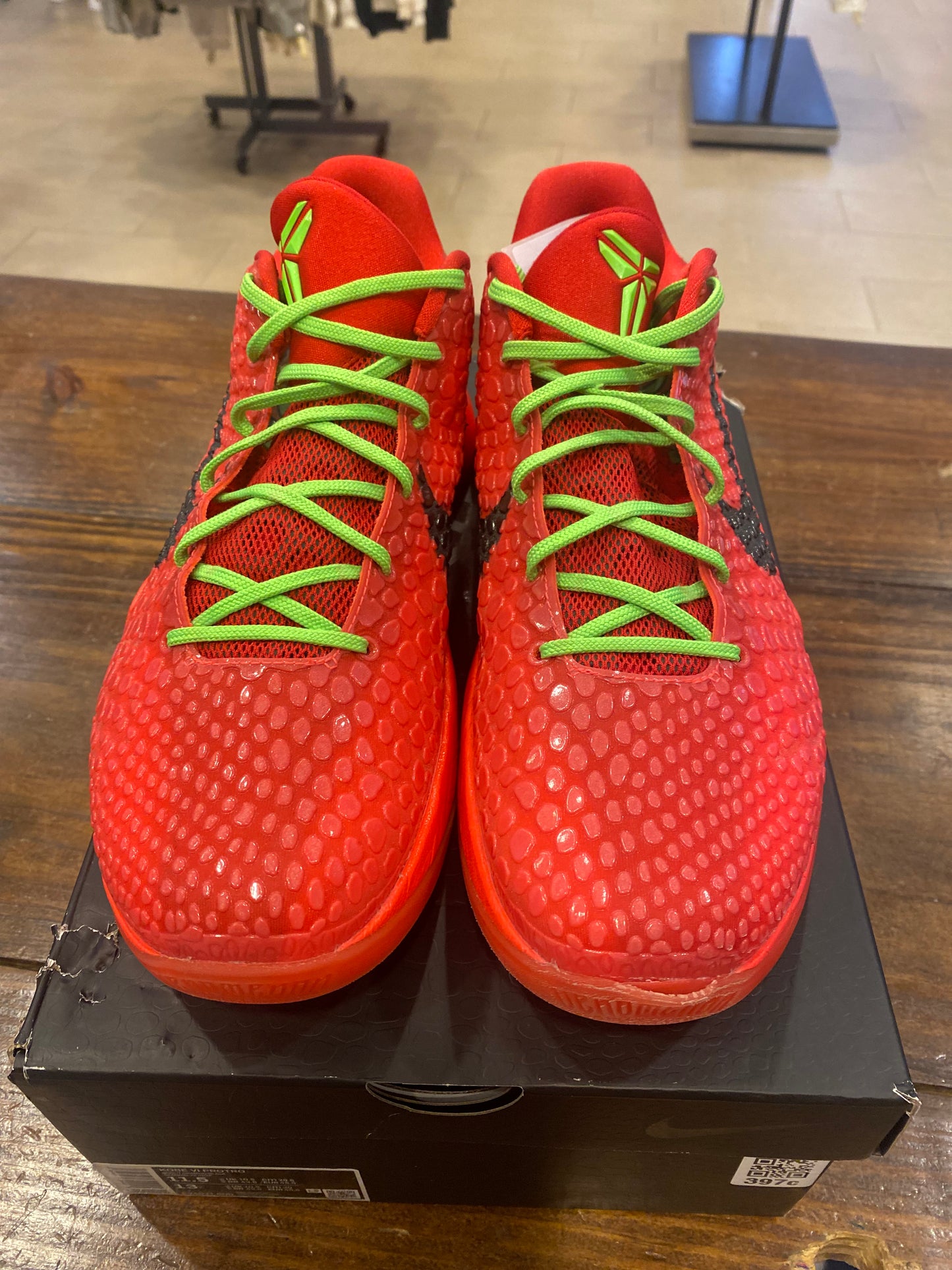 Kobe 6 Protro Reverse Grinch PRE-OWNED