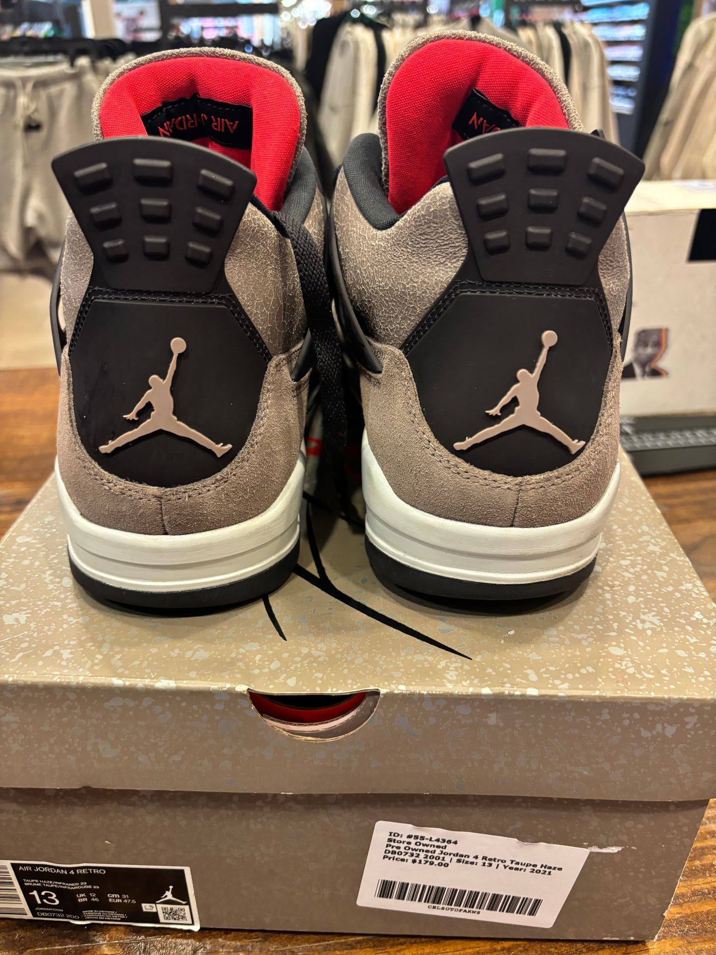 Pre Owned Jordan 4 Retro Taupe Haze