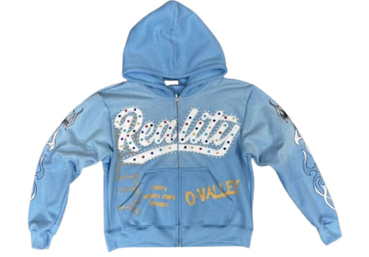 Loves Reality Light Blue Sable Jacket