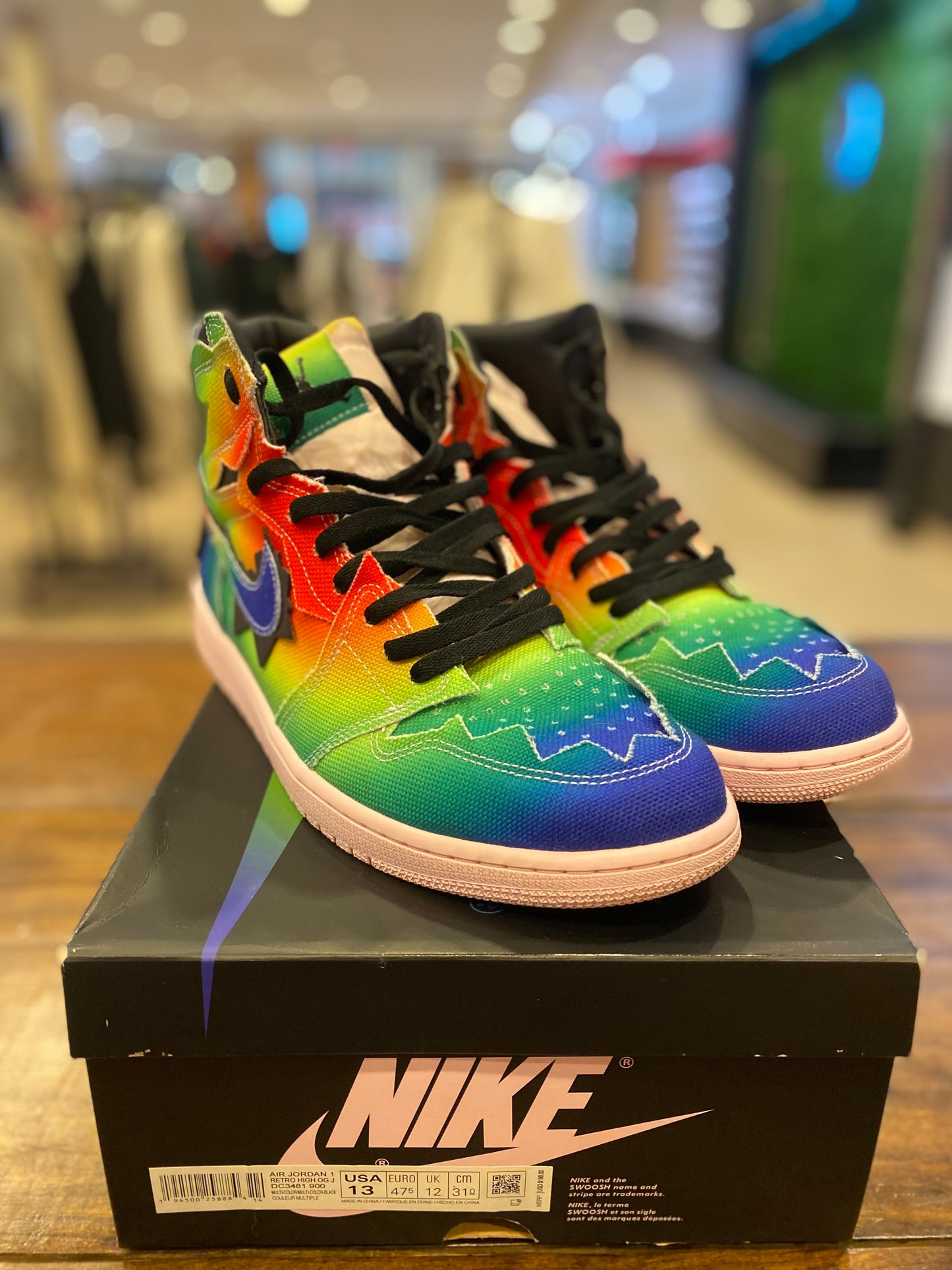 J. Balvin x Air Jordan 1 Retro OG High Colores Y Vibras