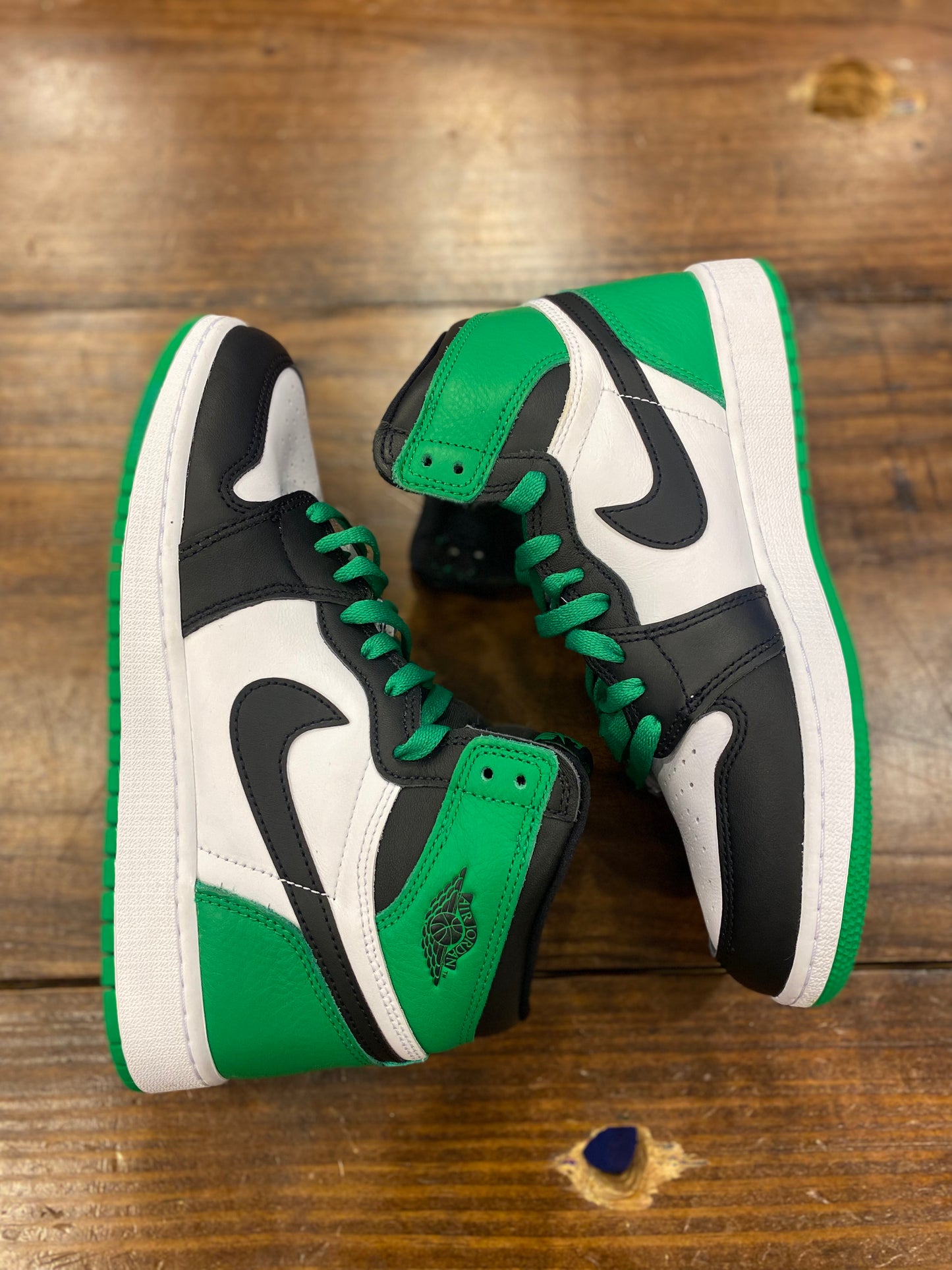 Air Jordan 1 Retro High OG GS Lucky Green PRE-OWNED