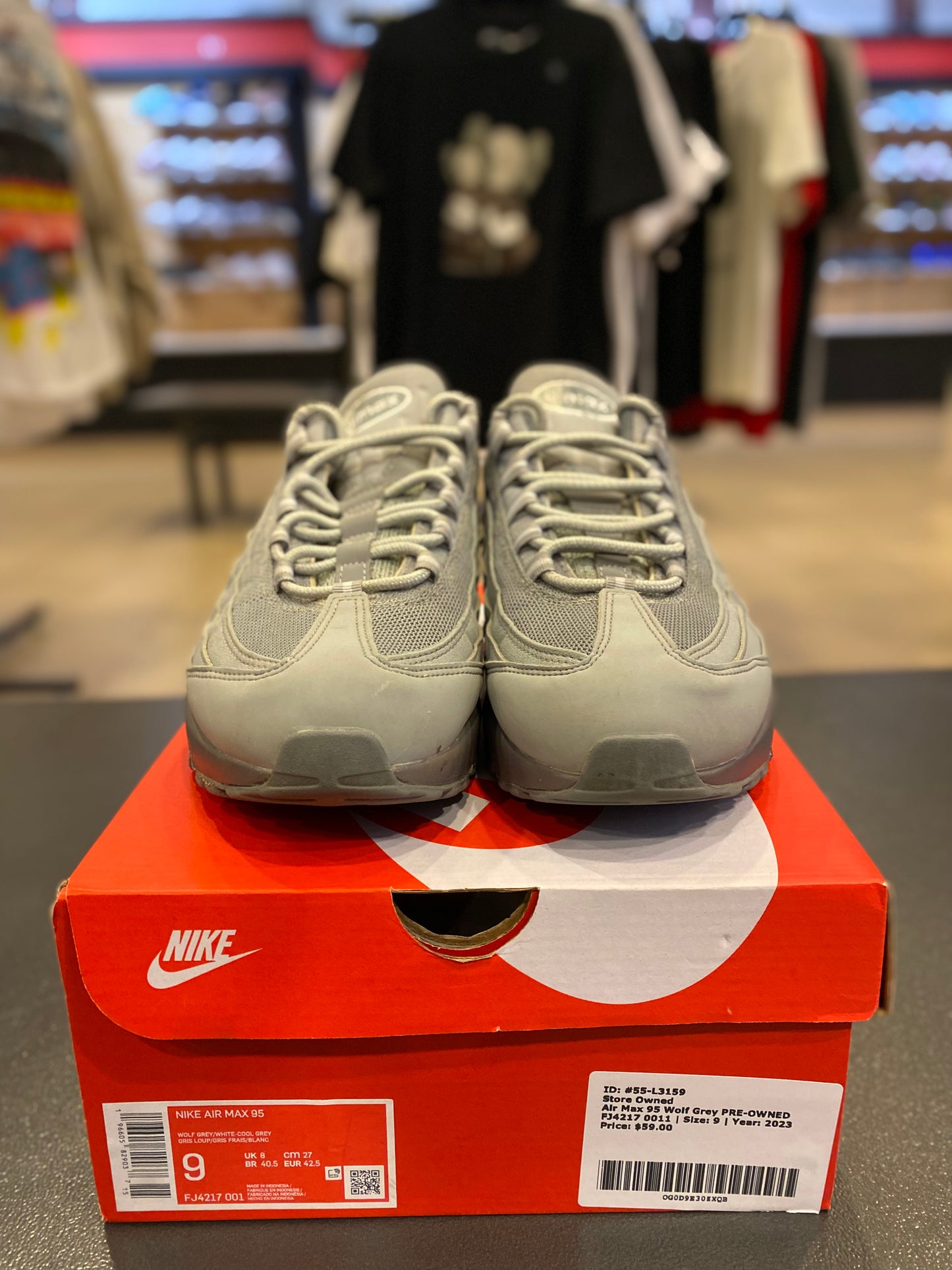 Air Max 95 Wolf Grey PRE-OWNED