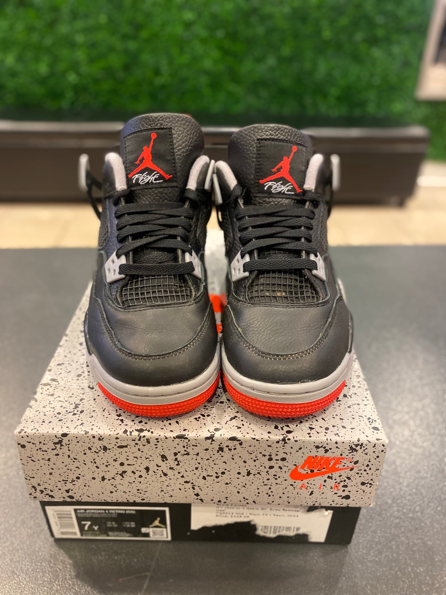 Air Jordan 4 Retro GS Bred Reimagined PRE-OWNED