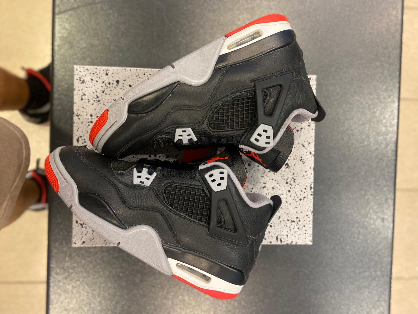 Air Jordan 4 Retro GS Bred Reimagined PRE-OWNED