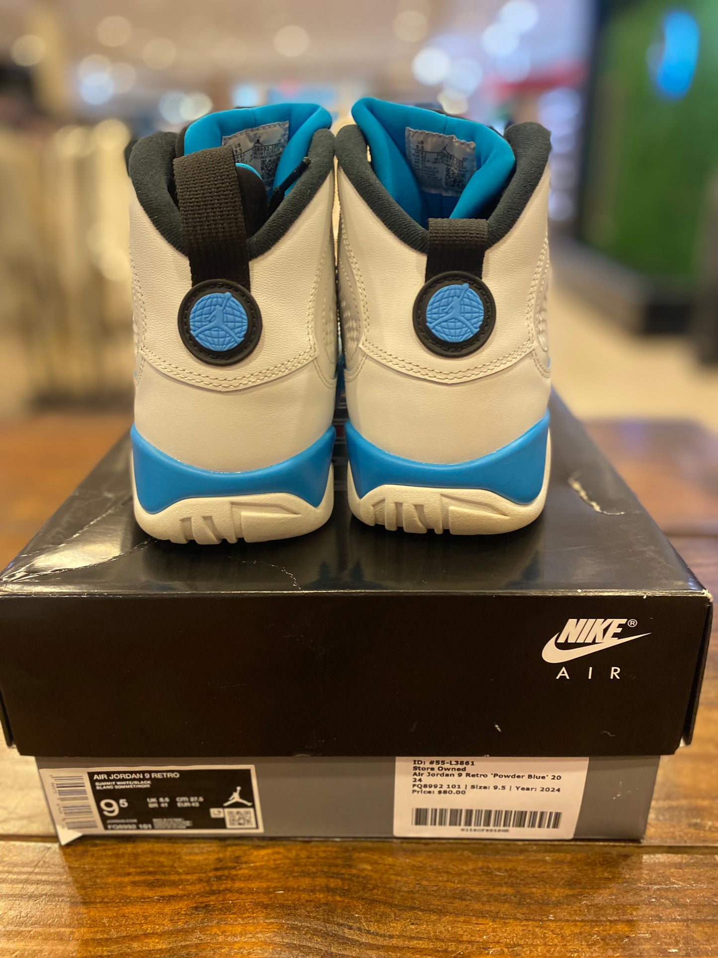 Air Jordan 9 Retro Powder Blue 2024