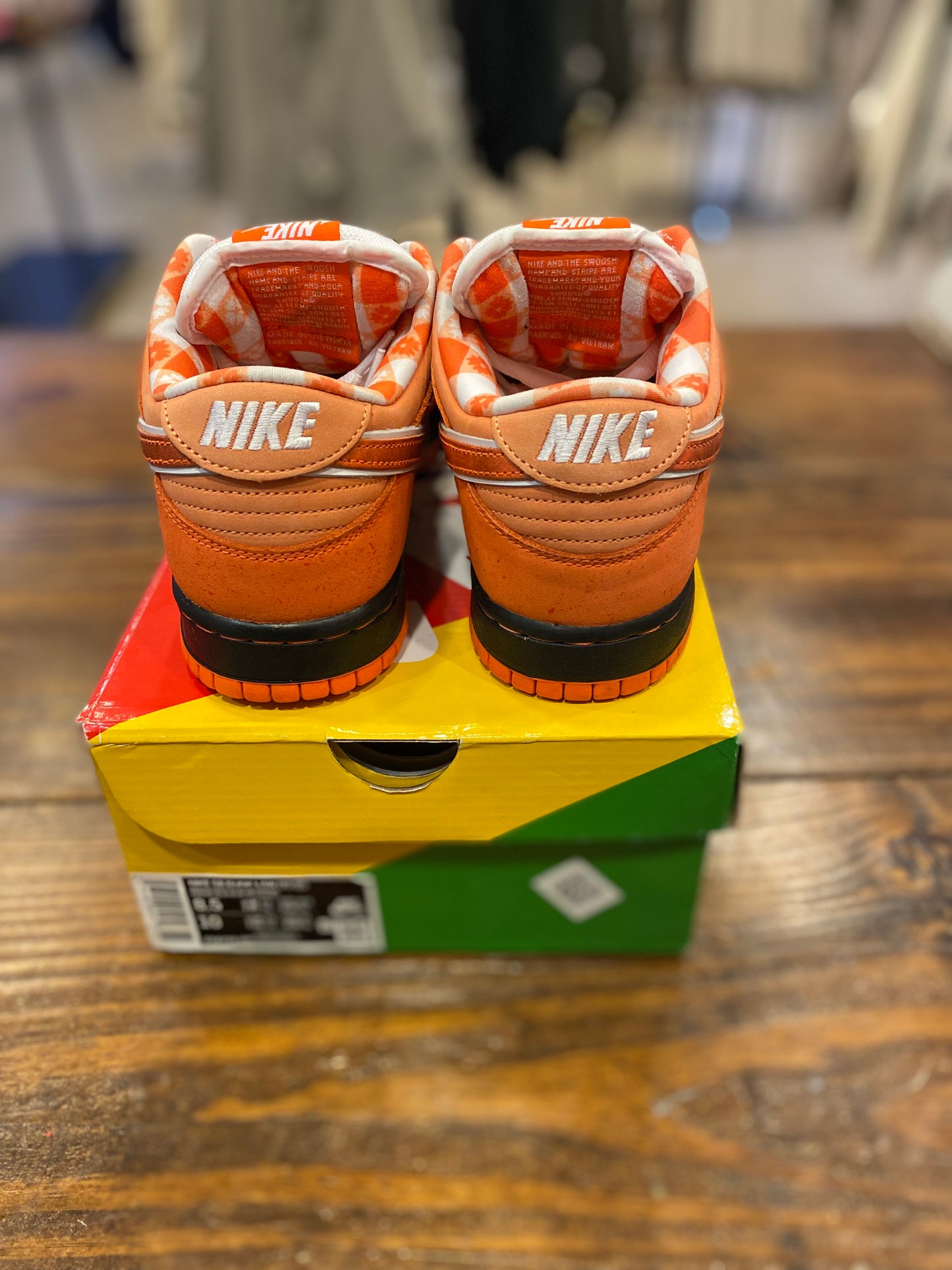 Concepts X Dunk Low SB Orange Lobster PRE-OWNED