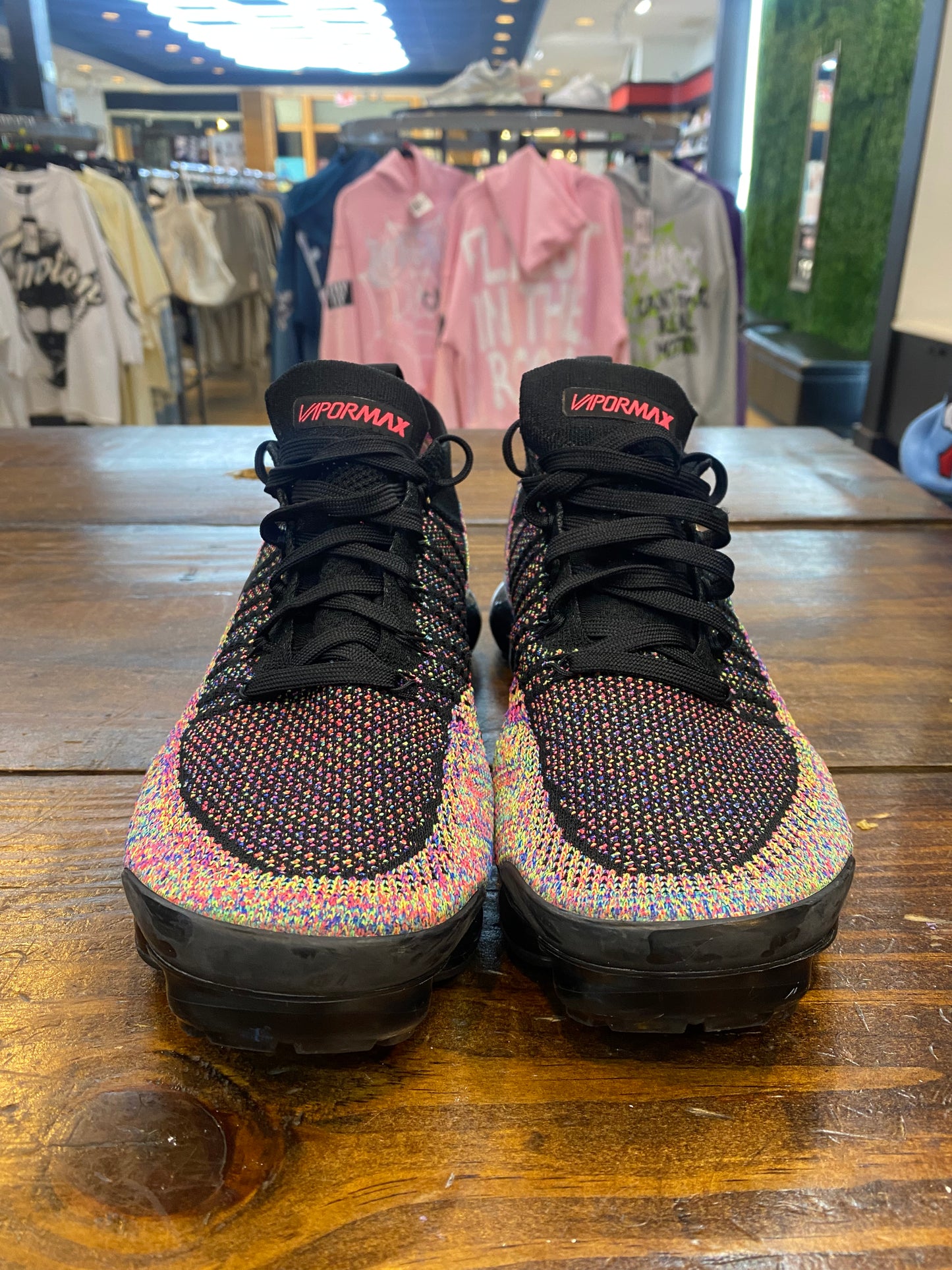 Air Vapor Max Flyknit 2 Black Multi Color PRE OWNED